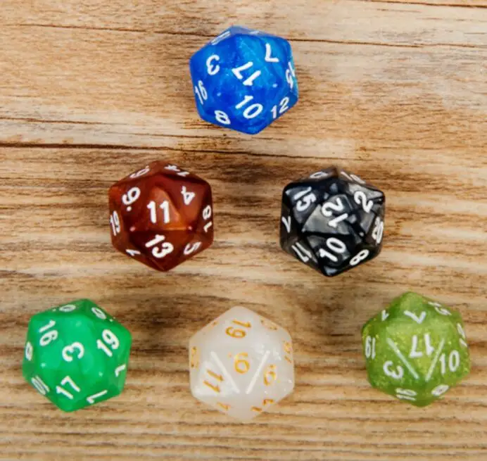 D20 TRPG game dice mix effect for dungeons&ampdragons board | Спорт и развлечения