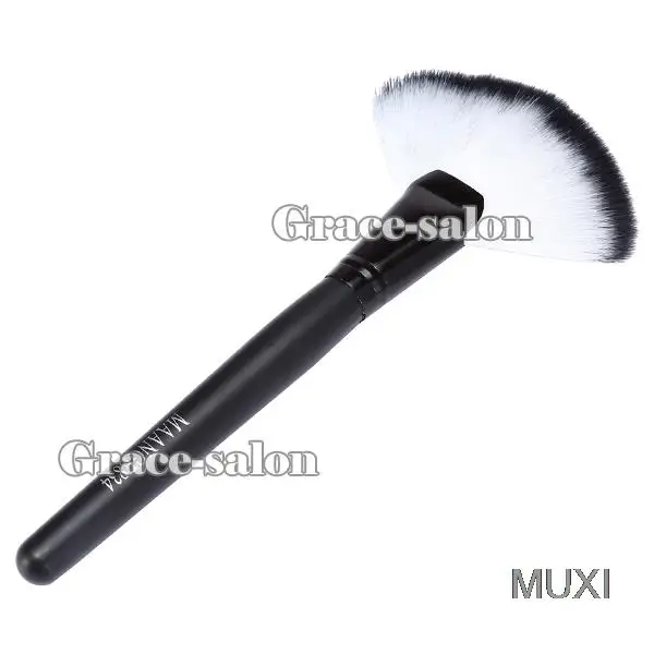 Кисти для макияжа из козьей шерсти мягкие большие веерообразные|fan brush|large fan