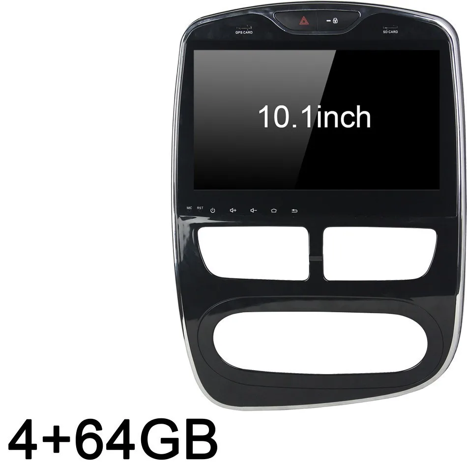 Android 9,0 4G+ 8 ядер+ 64 ГБ ips 10," для Renault Clio 2013- автомобильный dvd-плеер RDS радио gps ГЛОНАСС карта wifi Bluetooth - Цвет: 4GB 64GB