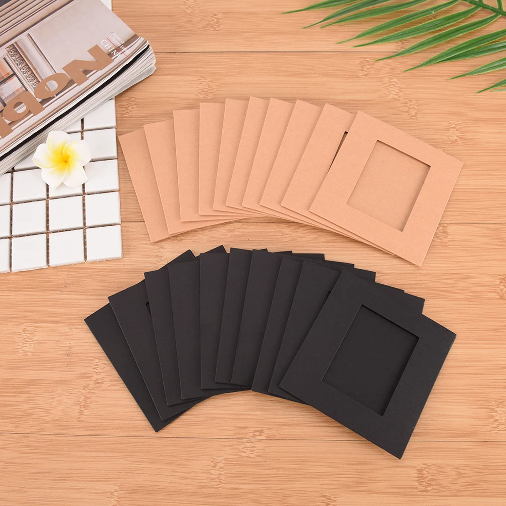 

10 Set Vintage Paper Photo Frame DIY Wall Picture Hanging Album Rope Clip Home Creative Gift High Quality Clips
