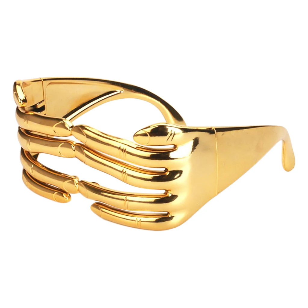 Gold Fingers Пляжные вечерние, новинка, животные в солнцезащитных очках, фламинго, вечерние, Гавайские, забавные очки, очки для куриц, вечерние, товары для Хэллоуина - Цвет: Gold Fingers