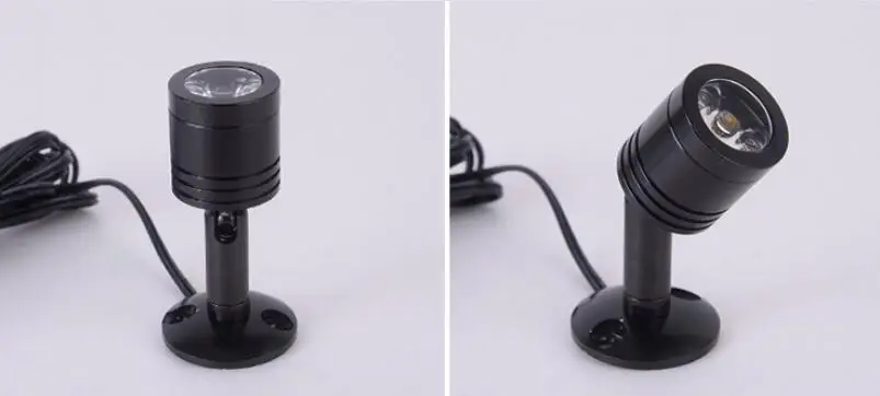 1 W DC 12 V Светодиодный свет шкафа полки витрина шкаф светильник для шкафа Ночная кухонные лампы Гибкая 360 регулируемый