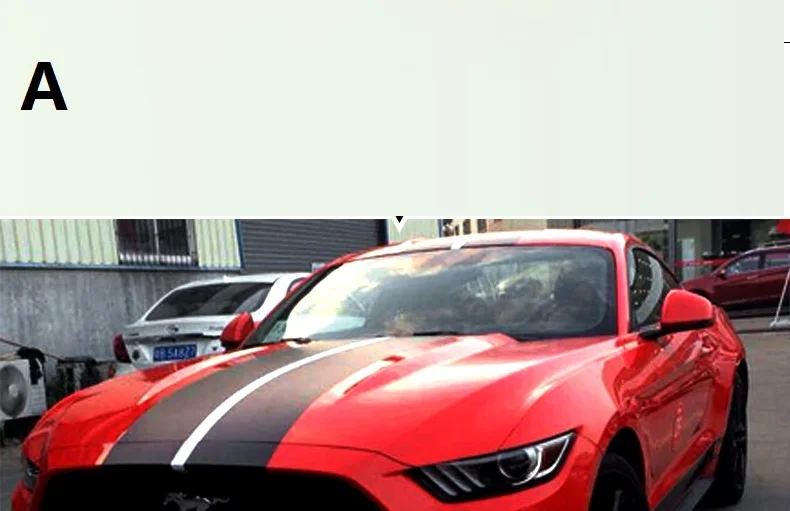 Наклейки для Ford Mustang 2015-2016 из модифицированного углеродного волокна | Автомобили