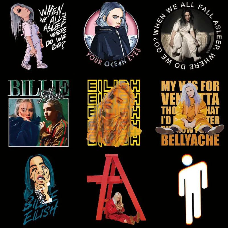 Billie Eilish/футболка, все, что я хотел, поп-певица, одежда, крутая черная, Camiseta, хлопок, футболка, Молодежная, унисекс, европейский размер