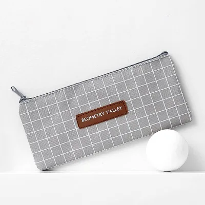 Pencil Pouch 1 шт. Холст Карандаш Чехол канцелярские студент для хранения детских сумок; Kawaii; Новая красивая ручка чехол пенал для карандашей на молнии ручка сумка, школьные принадлежности - Цвет: Pencil Pouch