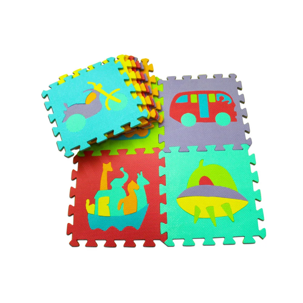 

10 шт., детский пенопластовый Коврик-пазл с животными