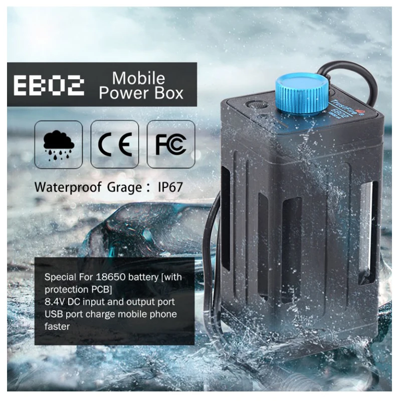TrustFire EB02 для крепления мобильного телефона на велосипед блок питания(4x18650