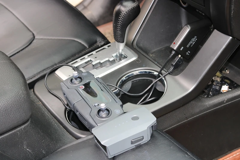 Автомобильное зарядное устройство для DJI Mavic Pro Платиновый аккумулятор пульт