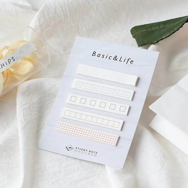 4 шт. основных карт и жизни блокнот Мини Радуга для заметок на клейкой основе с