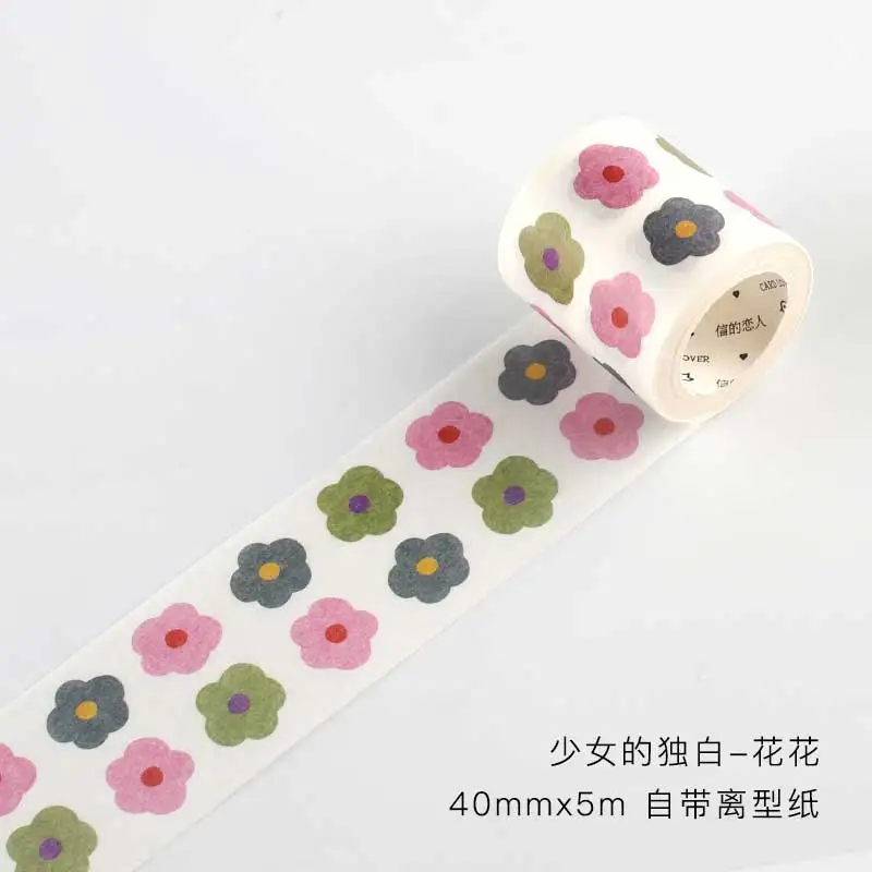 Монолог для девочек DIY наклейки декоративные васи ленты diy Скрапбукинг Маскировочная лента школьные офисные принадлежности Escolar Papelaria JD062 - Цвет: 6