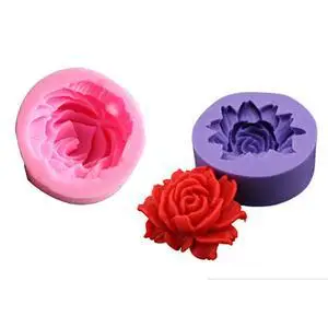 1 шт. ремесло кекс цветение 3D роза цветок Fondant (сахарная) силиконовая форма пресс