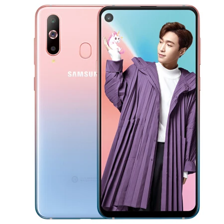 Samsung Galaxy A8s G8870 смартфон с тремя тыловыми камерами 3400 мАч 6 ГБ 128 ГБ Snapdragon 710 Otca core NFC Android мобильный телефон