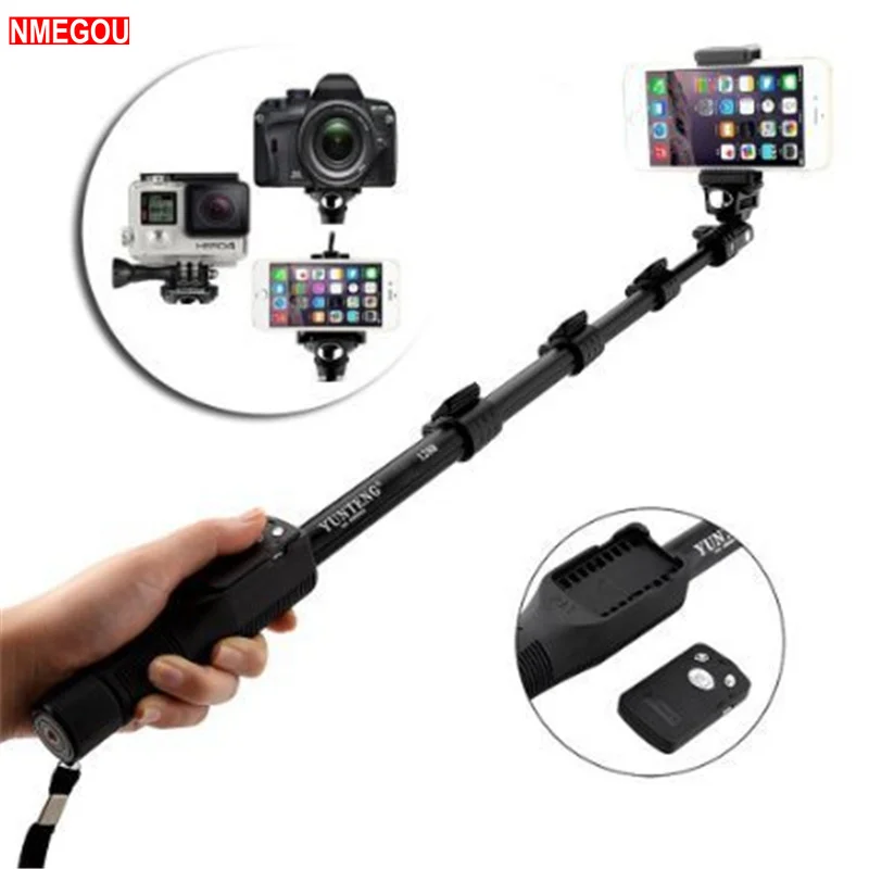 Yunteng Yt 1288 селфи палка Bluetooth монопод выдвижной ручной штатив для IPhone X 8 7 10 6 Xiaomi беспроводной длинный Селфи