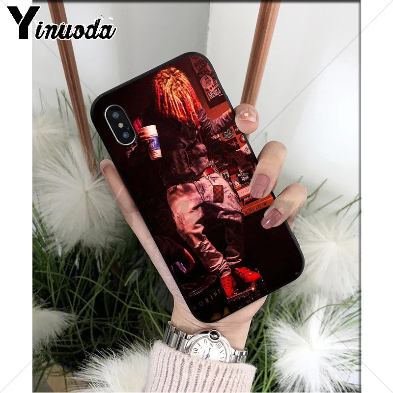 A15 Yinuoda хип-хоп рэпер Trippie redd силиконовый мягкий ТПУ Черный чехол для телефона для iPhone X XS MAX 6 6s 7 7plus 8 8Plus 5 5S SE XR - Цвет: A15