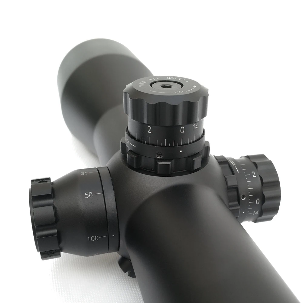 Прицел для винтовки с постоянной сеткой 2 24x50 красной подсветкой|ffp scope|first focal