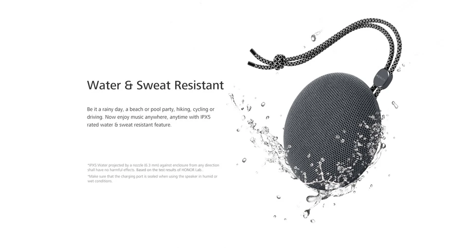 Honor Sound Stone Egg портативный Bluetooth динамик IPX5 водостойкий и устойчивый к поту SoundStone AM51 сабвуфер беспроводной динамик s