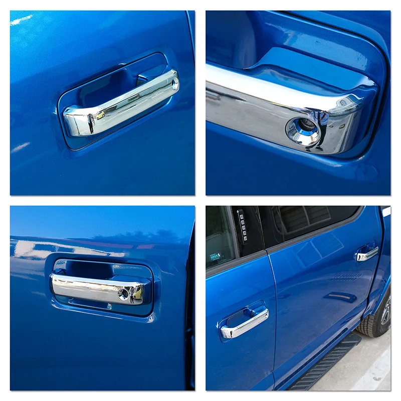 MOPAI 4 двери ABS наружная дверная ручка Декоративные наклейки для Ford F150 2014 2015 2016 2017