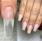 Наращивание ногтей из стекловолокна для шелковой упаковки ногтей, акриловая Форма для ногтей, маникюрный салон, помогает в ремонте сломанных ногтей, 10 шт.упаков.