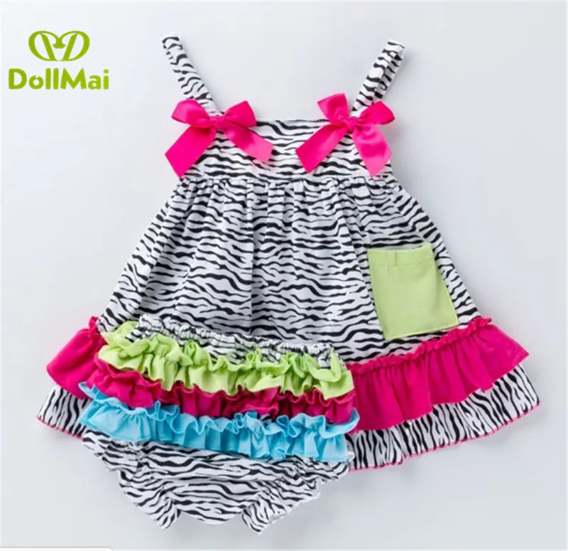 Baby girl dress Fashion suspender Printed princess skirt with PP pants for 3-2year | Мать и ребенок