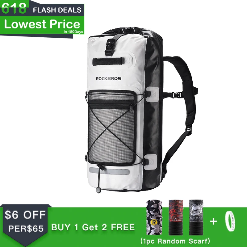 ROCKBROS Велоспорт рюкзак велосипедные сумки большой емкости складной Открытый
