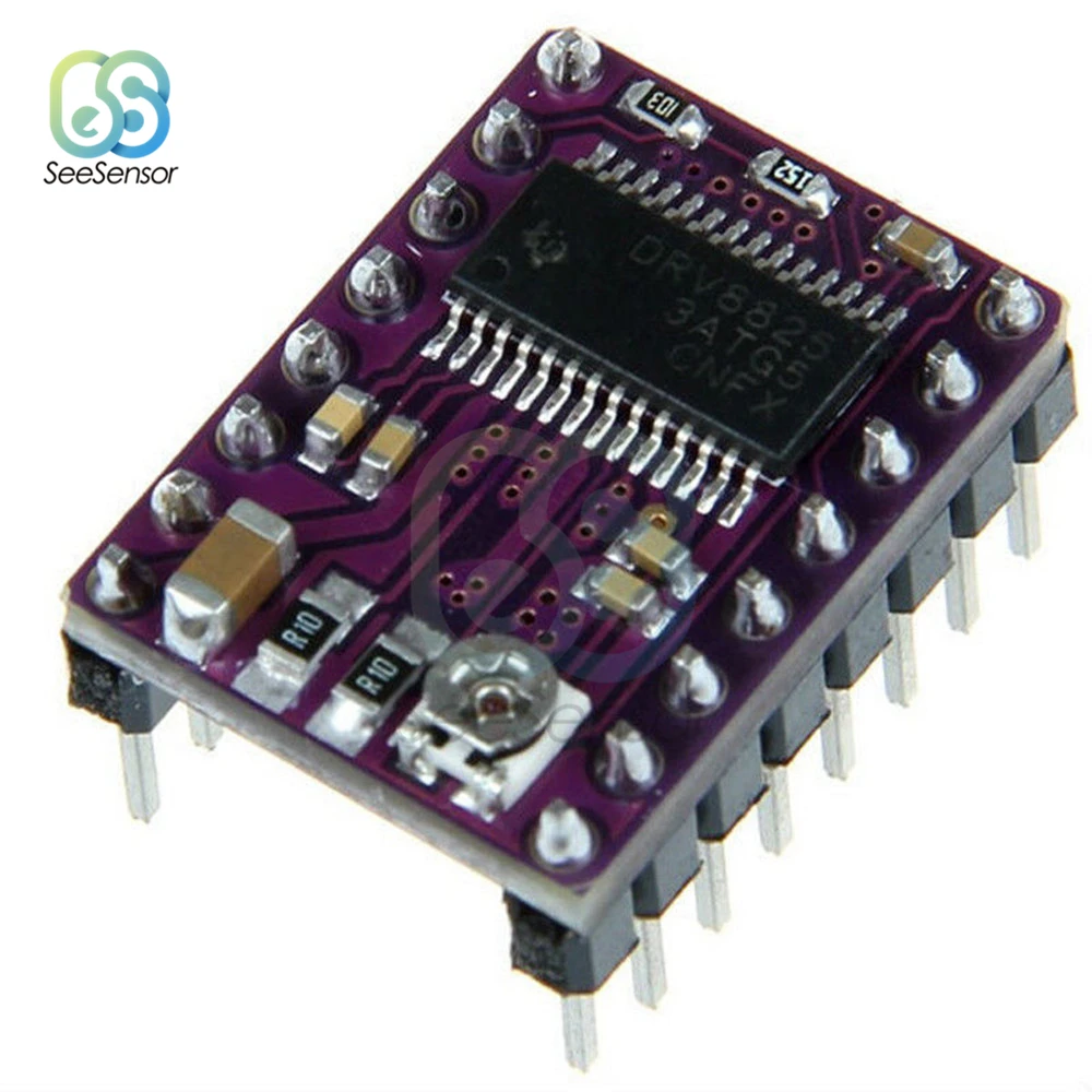 Детали 3D-принтера StepStick A4988 DRV8825 модуль драйвера шагового двигателя с радиатором Reprap RAMPS 1,4 1,5 1,6 MKS плата управления