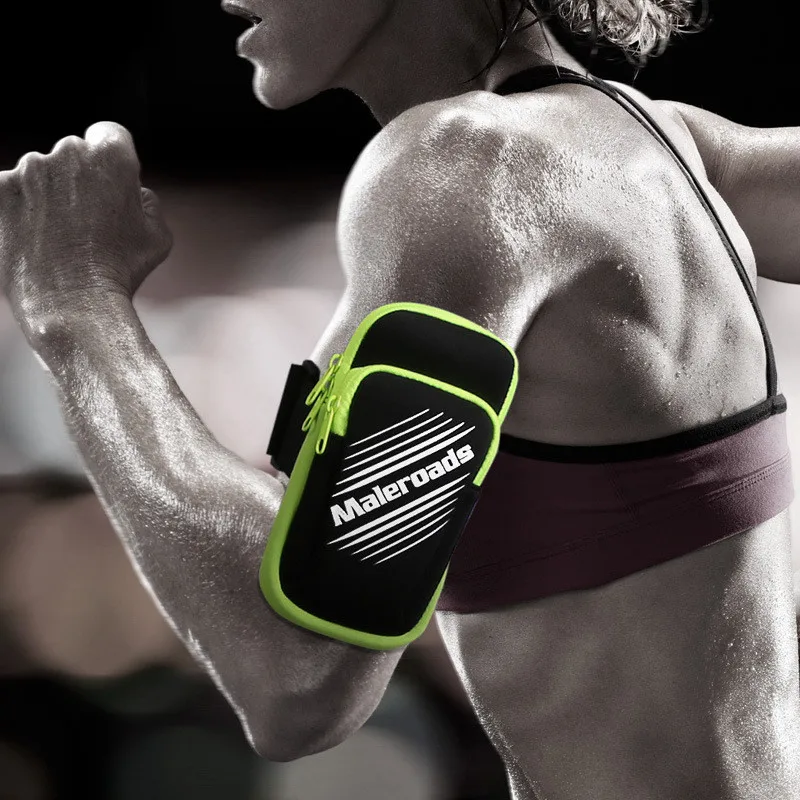 Уличная сумка Maleroads для бега ремень на руку запястье дышащая спортивная унисекс