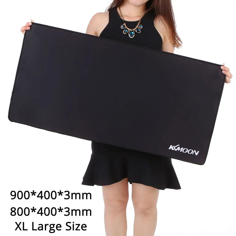 KKmoon 900*400*3 мм L/XL Большой размер игровой коврик для мыши простая удлиненная