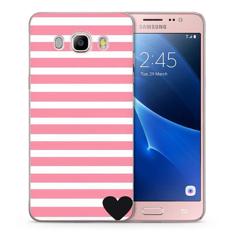 Чехол для Samsung Galaxy A3 A5 2016 2015 2017 prime J1 J2 J3 J5 TPU мягкий цветочный розовый чехол с