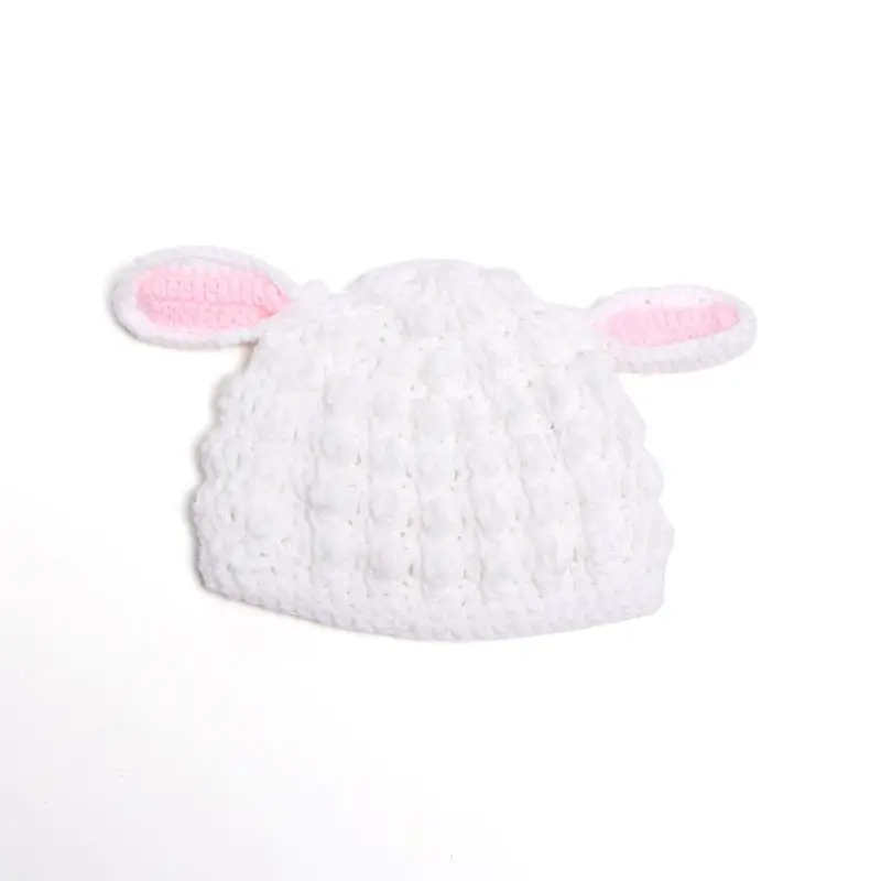 Милая зимняя вязаная шапка для маленьких мальчиков и девочек тканый реквизит