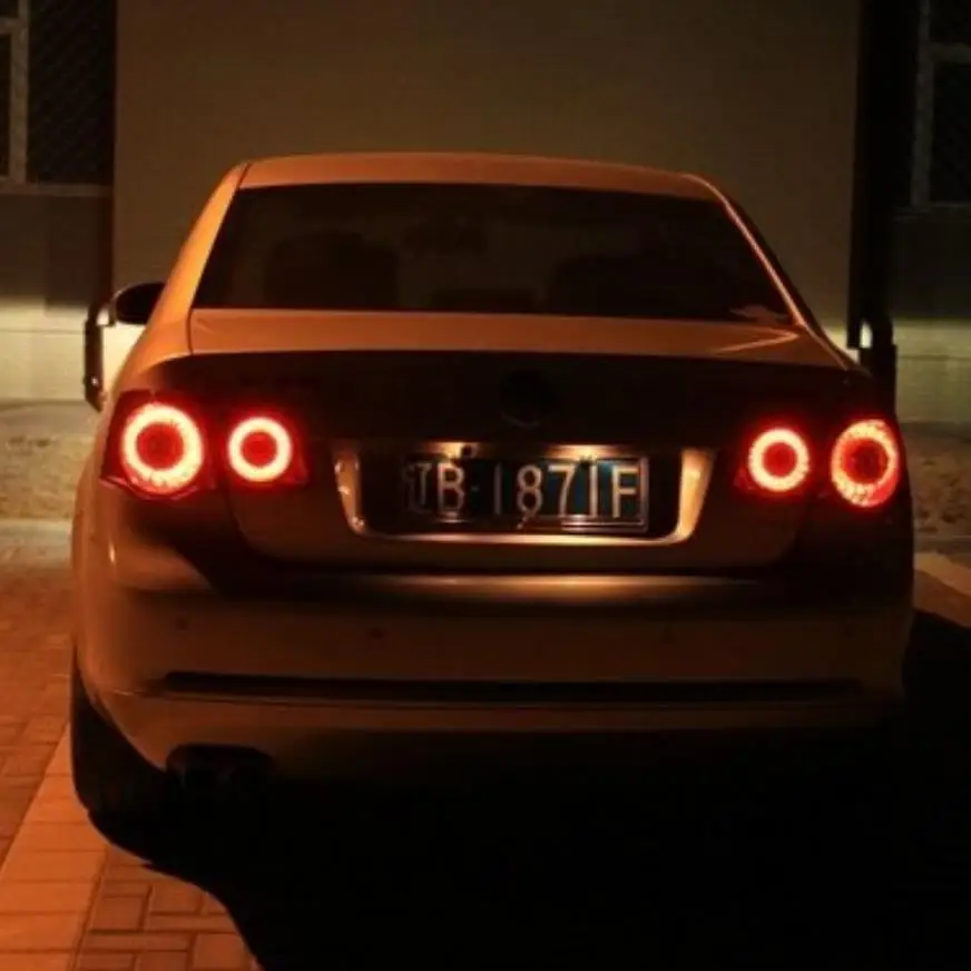 Автомобильный светодиодный задний светильник, лампа DRL для VW Jetta 5 MK5 Sendan 2006 2007 2008 2009 2010 2011, автомобильный Стайлинг, внешняя внутренняя Левая Правая сторона