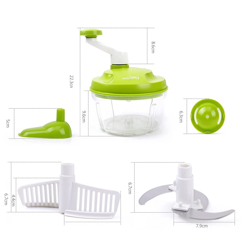 Резак для овощей QuickDone ручной скоростной измельчитель спиральный слайсер