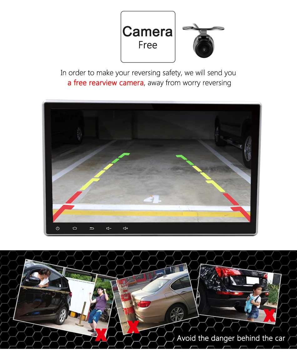 Eunavi 10,1 ''2 Din Универсальный Android 9,0 автомобильный dvd-плеер радио gps навигация Bluetooth USB головное устройство 2G ram 1024*600 большой экран