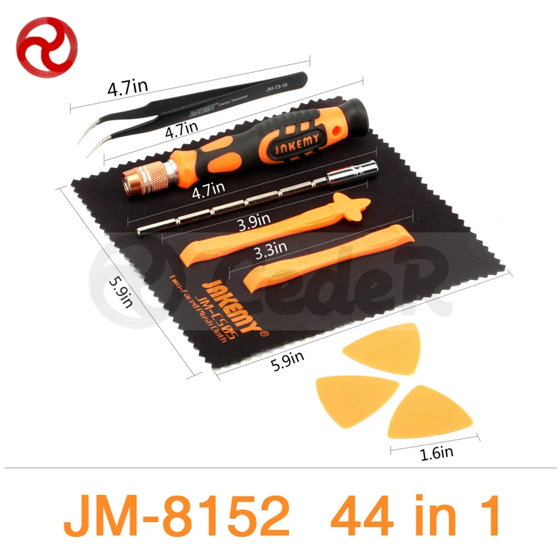 JAKEMY jm 8152 44 in1 Многофункциональный Отвёртки ремонт Инструменты комплект для iPhone