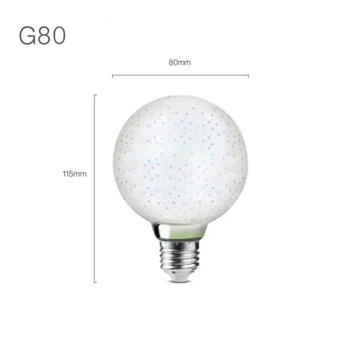 3D Звезда светодиодный светильник RGB E27 фейерверк эффект Эдисона лампа Праздничная Рождественская вечеринка Декор свет CLH@ 8