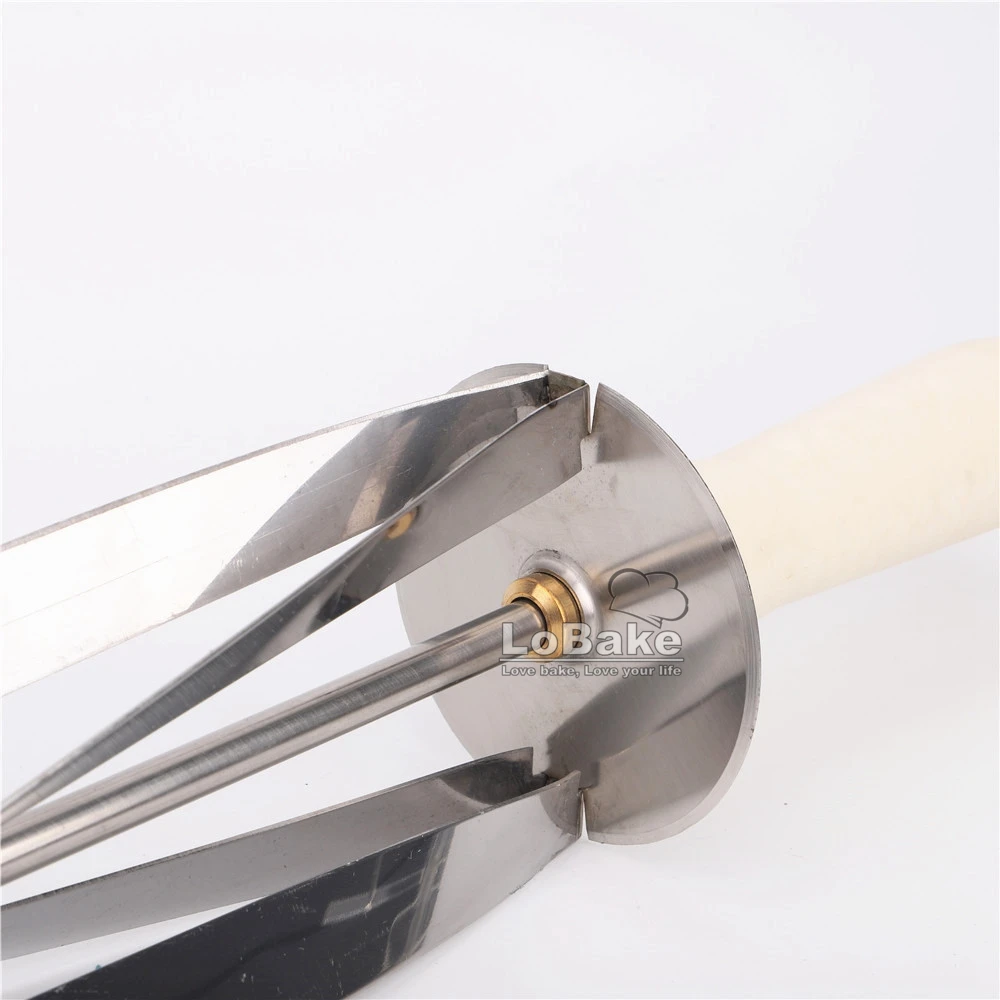 Роллер для раскатки теста инструменты Круассанов из нержавеющей стали с