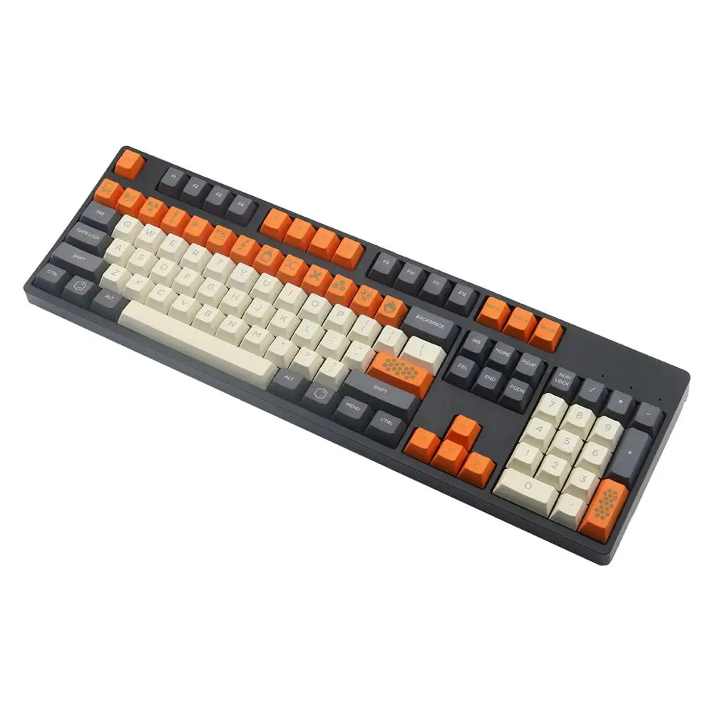 JKDK Carbon color Keycaps Новинка Keycaps PBT лазерная гравировка личности для Cherry MX переключатели механических клавиатуры