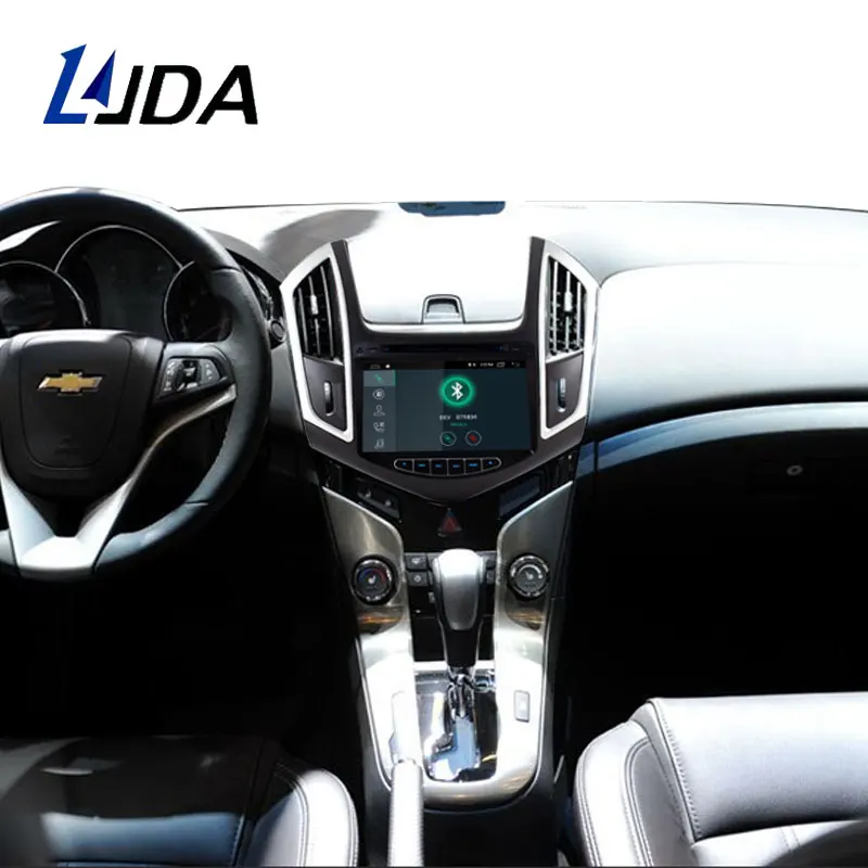 LJDA 2 Din 8 дюймов Автомобильный радиоприемник Android 10,0 для CHEVROLET Cruze 2013 четырехъядерный gps зеркало навигатора ссылка wifi авто аудио