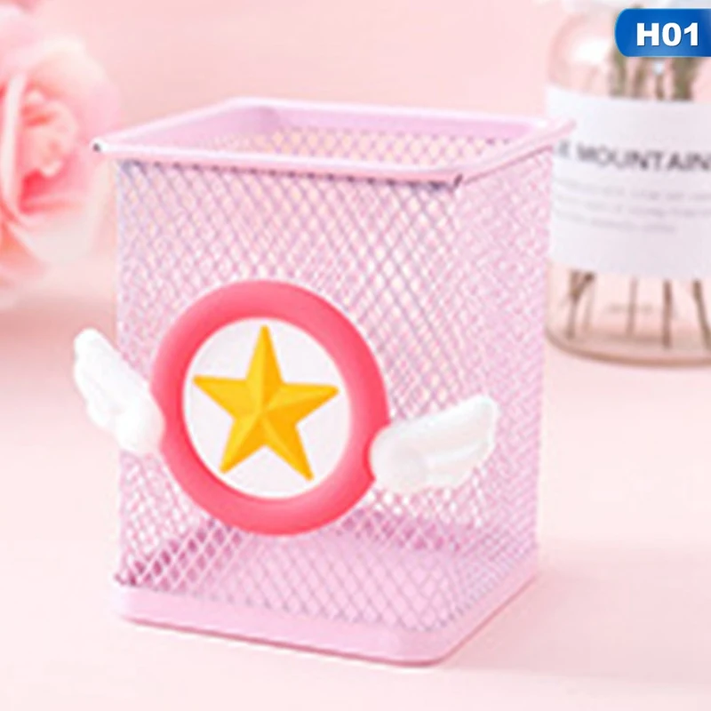 1 шт. Kawaii розовый единорог кактус Фламинго квадратный канцелярский ящик для хранения управление чехол Подставка для ручек и карандашей подставка студенческие канцелярские принадлежности