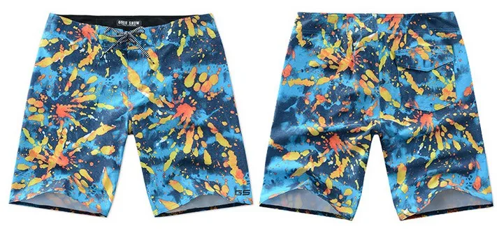 

Mens Quick Dry Fireworks Surfing Diving Beach Shorts Wetsuit Bottoms Male Plus Size Loose Swimming Trunks Swimwear Rash Guard