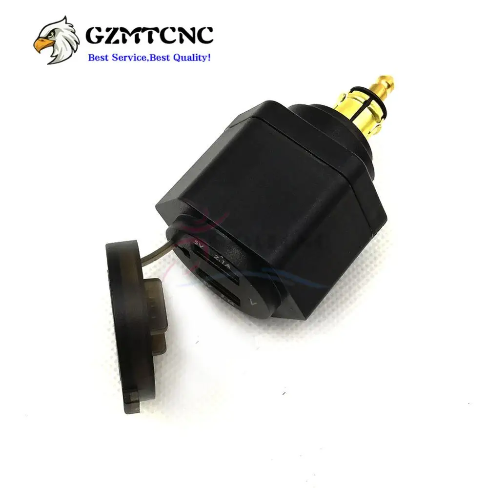 F800GS F650GS F700GS R1200GS R1200RT Double USB Port Adapter w/ Digital Display for BMW F 650/700/800 GS | R 1200 GS/RT Автомобили и