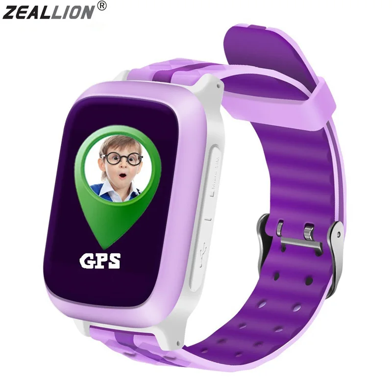 ZEALLION Smart Watch DS18 Kids Children GPS WiFi Locator Tracker SOS Call SMS Support SIM Card watch PK Q50 Q90 Q80 | Электроника