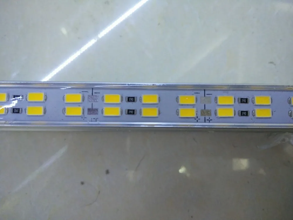 50 шт. * см Заводская оптовая продажа IP68 водонепроницаемая двухрядная DC12V 72/84 SMD5630