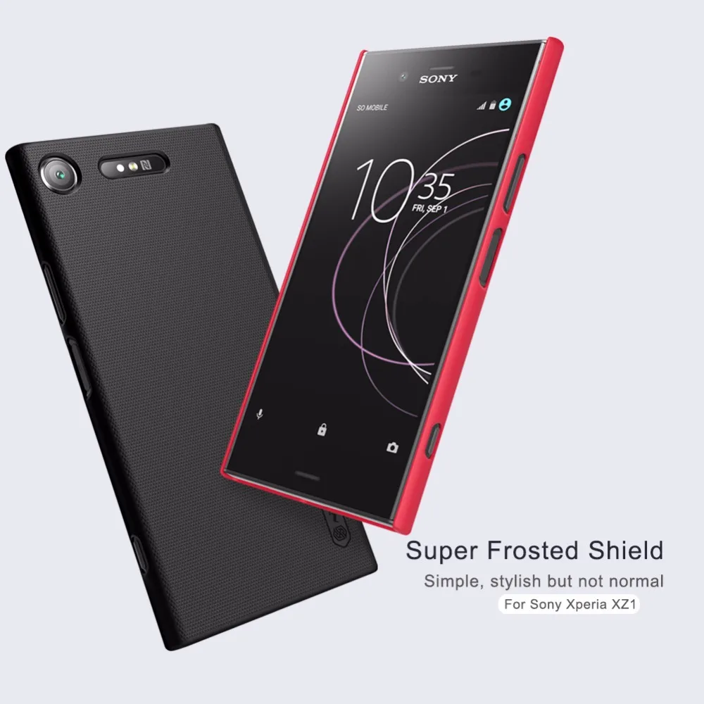 Для Sony Xperia XZ1 чехол Nillkin матовый защитный ПК Пластиковый жесткий для бесплатный