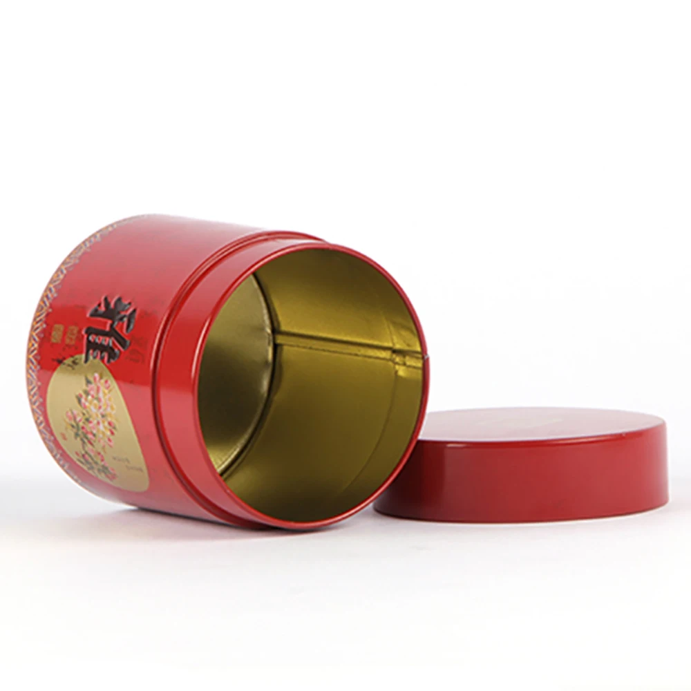 Xin Jia Yi Packaging металлическая коробка для чая Round China Style контейнер полировки жестяные