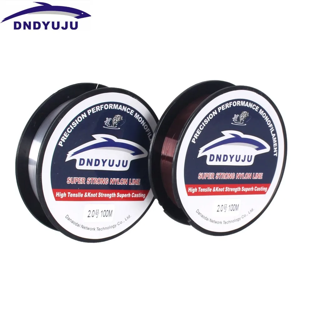 Нейлоновая рыболовная леска DNDYUJU 100 м 4 0 42 анг. Фунт. однонитевая из японского