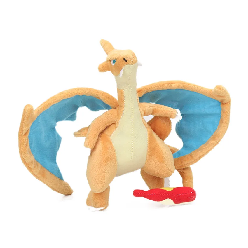 25-28 см Charizard X Y фигурка плюшевые игрушки мягкие животные драконы куклы карманные куклы Snorlax Eevee Brinquedos Peluches bebe
