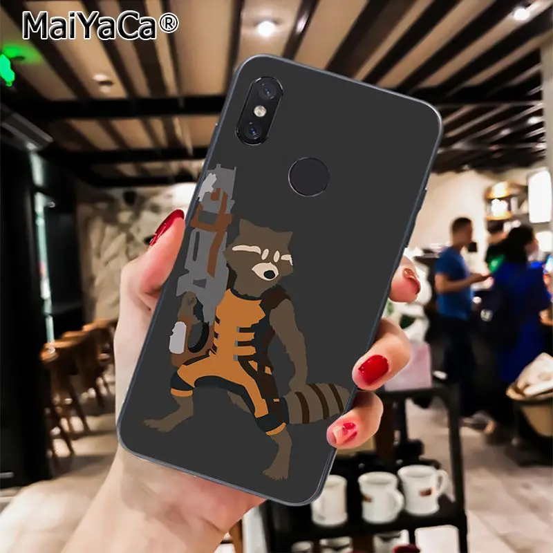 MaiYaCa модный енот красная панда лиса дизайн чехол для телефона для Xiaomi Redmi4X 6A S2 Go Redmi 5 5Plus Note4 Note5 7 Note6Pro