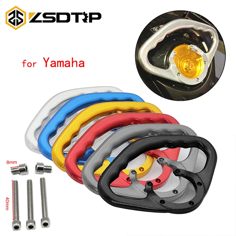 ZSDTRP Мотоцикл с ЧПУ пассажирский газовый топливный бак ручка ручки для Yamaha YZF R1 R6 MT