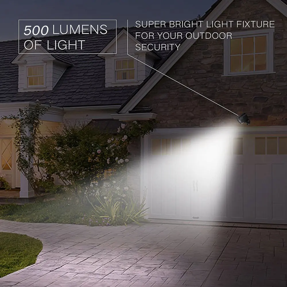 Binval 360 градусов Поворотный датчик движения IP65 Водонепроницаемый 4LED Наружное освещение работающая от батареи лампа безопасности настенные светильники