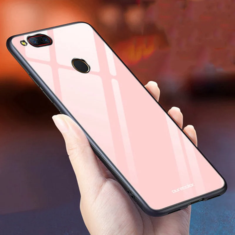 Для Nubia Z17 мини Чехол градиент закаленное стекло + чехол с мягкими краями 5 2